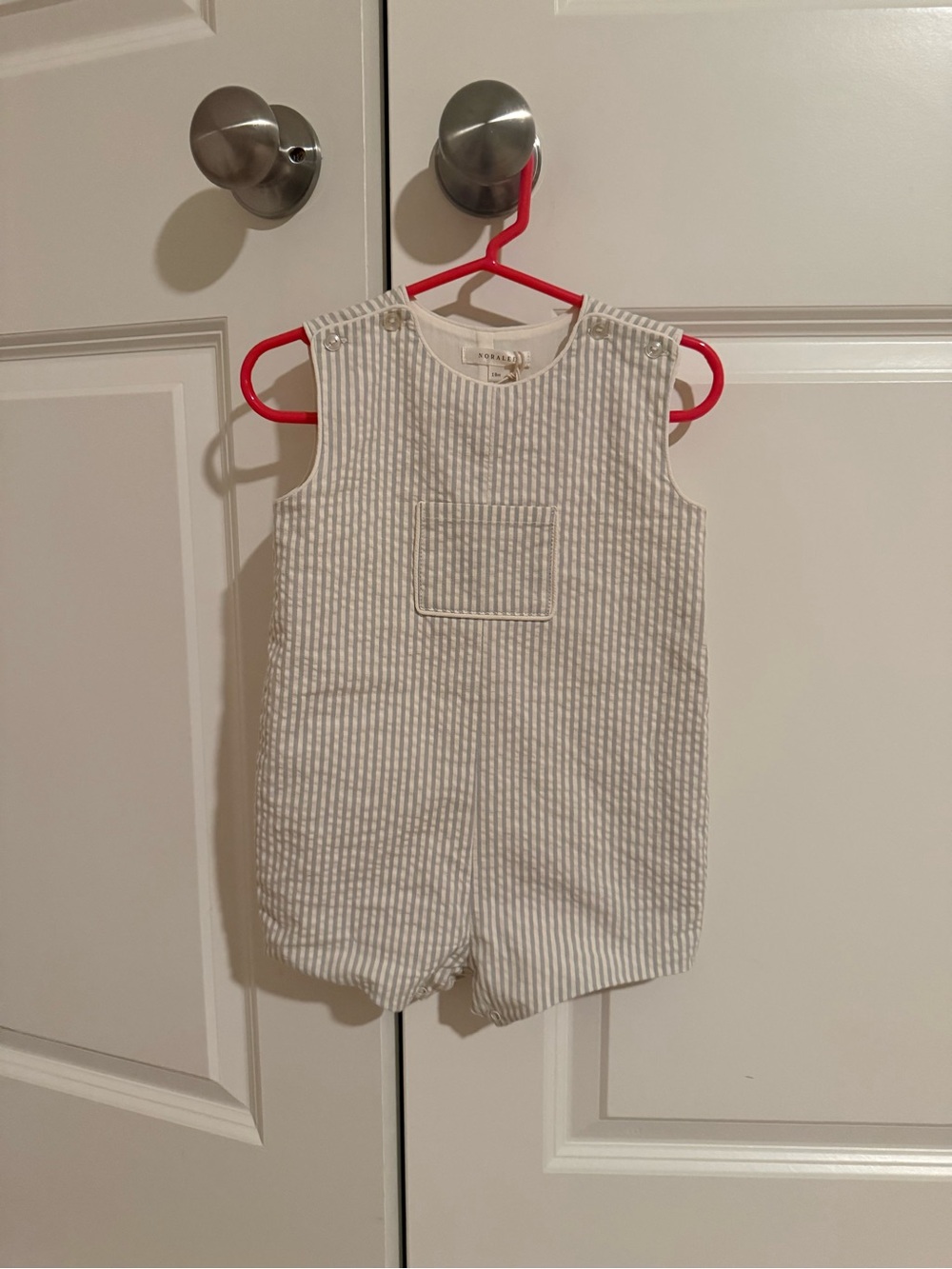 Noralee Georgie Romper Sky Stripe - 18M
